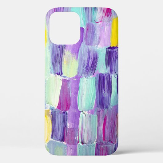 Handgeschilderde Abstracte kunstachtergrond Case-Mate iPhone Case (Achterkant)