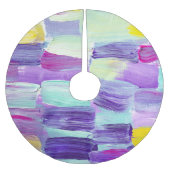 Handgeschilderde Abstracte kunstachtergrond Kerstboom Rok (Voorkant)