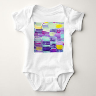 Handgeschilderde Abstracte kunstachtergrond Romper