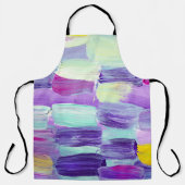 Handgeschilderde Abstracte kunstachtergrond Schort (Voorkant)