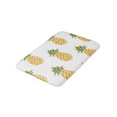 Handgeschilderde ananas, waterverf achtergrond. badmat (Gekanteld)