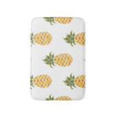 Handgeschilderde ananas, waterverf achtergrond. badmat (Voorkant Verticaal)