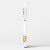 Handgeschilderde ananas, waterverf achtergrond. Case-Mate iPhone case (Achterkant / Links)