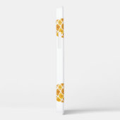 Handgeschilderde ananas, waterverf achtergrond. Case-Mate iPhone case (Achterkant / Rechts)