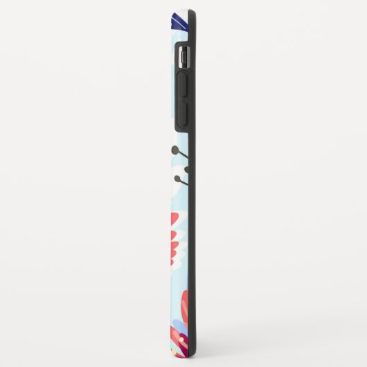 Handgeschilderde bloemschikken Case-Mate iPhone case (Achterkant/links)