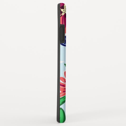 Handgeschilderde bloemschikken Case-Mate iPhone case (Achterkant/rechts)