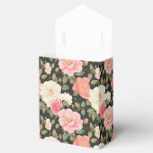 Handgeschilderde blos & ivoren Rozen weelderig gro Bedankdoosjes (Geopend)