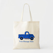 Handgeschilderde Blue Truck Design Multi Purpose T