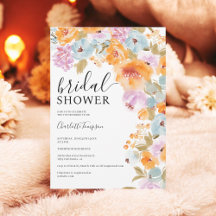 Handgeschilderde Boho Floral Waterverf Vrijgezelle