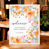 Handgeschilderde Boho Floral Waterverf Vrijgezelle Poster