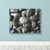 Handgeschilderde Boho Rocks van Julie Ann Strickli Canvas Afdruk (Insitu (Houten vloer))