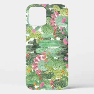 Handgeschilderde cactus: woestijngroen Case-Mate iPhone case
