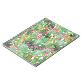 Handgeschilderde cactus: woestijngroen notitieboek (Linkerzijde)