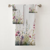 Handgeschilderde Ceylon Rozen vlinder Bad Handdoek (Insitu)