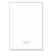  handgeschilderde Ceylon Rozen vlinder Kaart (Achterkant)