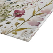  handgeschilderde Ceylon Rozen vlinder Snijplank (Hoek)