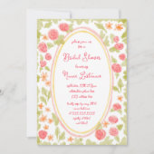 Handgeschilderde Charm Sinaasappel Rode Bloemen Vr Kaart (Voorkant)