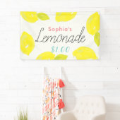 Handgeschilderde citroen citrus limonade stand Kin Spandoek (Insitu)