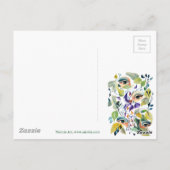 Handgeschilderde elegante vrouwelijke ogen Kleurri Briefkaart (Achterkant)