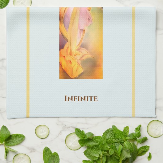 Handgeschilderde Goddess theedoek - Spirituele keu (Gevouwen)