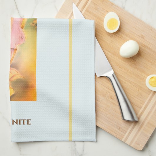 Handgeschilderde Goddess theedoek - Spirituele keu (Quarter Fold)