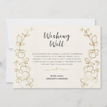 Handgeschilderde gouden bladeren Lijst die goed we