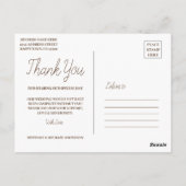 Handgeschilderde groene rand briefkaart (Achterkant)