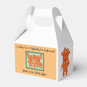 Handgeschilderde Halloween Fun Ghouls en Goblins F Bedankdoosjes (Achterkant)