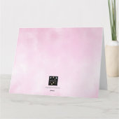 HANDGESCHILDERDE HARTEN KAART (Achterkant)