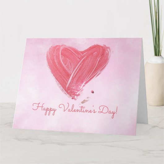 HANDGESCHILDERDE HARTEN KAART (Voorkant)