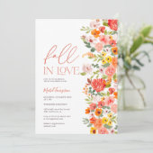 Handgeschilderde Herfst Herfst in Liefde Vrijgezel Kaart (Staand voorkant)