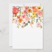 Handgeschilderde Herfst Herfst in Liefde Vrijgezel Kaart (Achterkant)