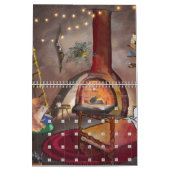 Handgeschilderde kinderboekillustratie 2025 kalender (Jan 2026)