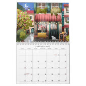 Handgeschilderde kinderboekillustratie 2026 kalender (Jan 2027)