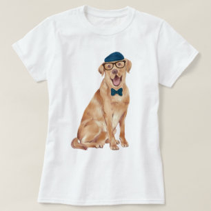 Handgeschilderde Labrador Dog T-shirt