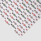 Handgeschilderde Notenkraker Speelgoed Soldiers Ke Tissuepapier (Detail)