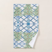 Handgeschilderde Oranje boom bovenaan gember jar. Bad Handdoek (Handdoek)