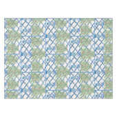 Handgeschilderde Oranje boom bovenaan gember jar. Tafelkleed (Voorkant (Horizontaal))