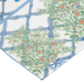 Handgeschilderde Oranje boom bovenaan gember jar. Tafelkleed (Gekanteld)