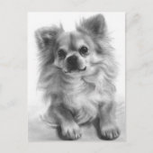 Handgeschilderde originele Chihuahua kunst Briefkaart (Voorkant)