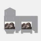 Handgeschilderde otters - Tender Moment Wildlife A Bedankdoosjes (Uitgevouwen)