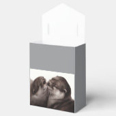 Handgeschilderde otters - Tender Moment Wildlife A Bedankdoosjes (Geopend)