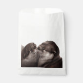 Handgeschilderde otters - Tender Moment Wildlife A Bedankzakje (Voorkant)