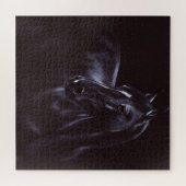 Handgeschilderde paardenkunst legpuzzel (Horizontaal)