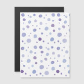 handgeschilderde polka stippen (Voorkant / Achterkant)