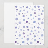 handgeschilderde polka stippen (Voorkant / Achterkant)