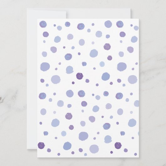 handgeschilderde polka stippen (Voorkant)
