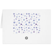 handgeschilderde polka stippen (Achterkant Horizontaal)