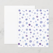 handgeschilderde polka stippen (Voorkant / Achterkant)
