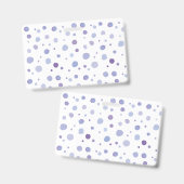 handgeschilderde polka stippen badge (Voor- en achterkant)